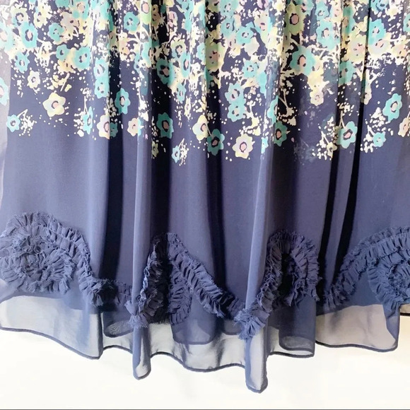 Lauren Conrad Strapless Ruffle Sundress Floral 4‎ - Picture 5 of 6